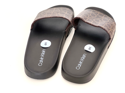 CALVIN KLEIN CK ATHENS BROWN SLIP-ON SLIDES FLIP-FLOP SLIPPERS SANDALS 9 39 SALE | eBay CALVIN KLEIN CK ATHENS BROWN SLIP-ON SLIDES FLIP-FLOP SLIPPERS SANDALS 9 39 SALE | eBay