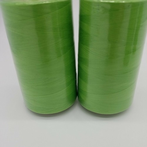 2-Pack Light Green 6000 YDS per Spool Serger Sewing Machine Thread Cones T27 S/2 - Picture 3 of 4