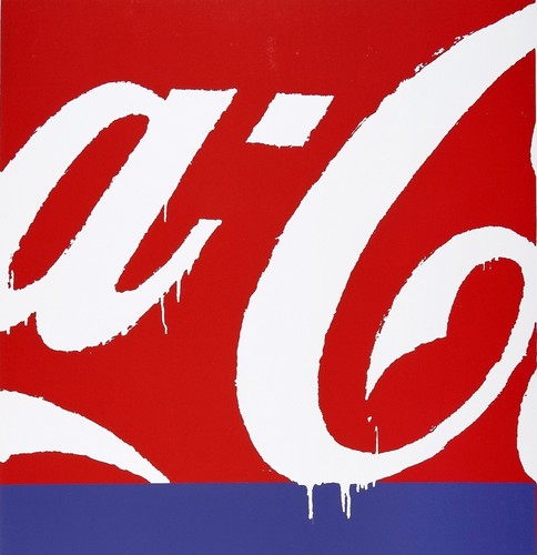 SCHIFANO MARIO - Coca-Cola/Propaganda, particolare, 1988 - Serigrafia - Foto 2 di 8
