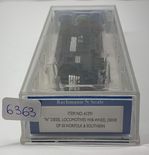 N Bachmann W/8 Wheel GP50 Diesel Loco Train #61291 Norfolk & Southern #6551. - Picture 12 of 12