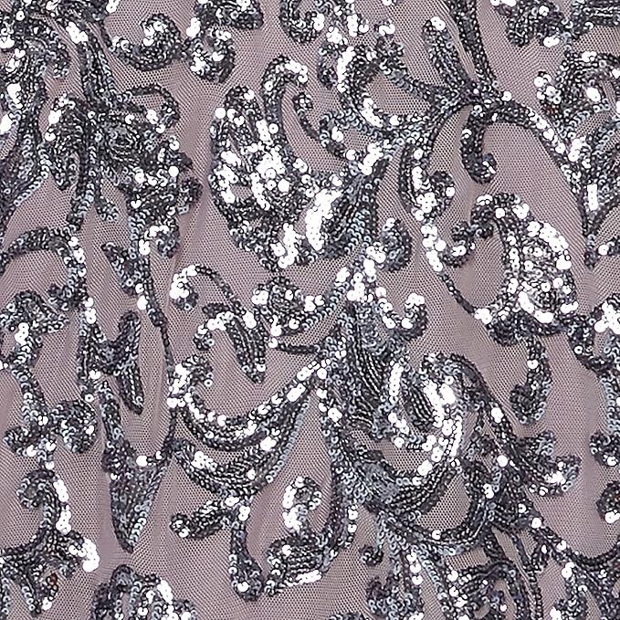 Alex Evenings Womens Sequined Long Evening Dress Formal Gown | Icy Orchid |  6 | eBay