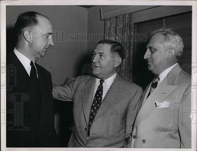 1944 Press Photo William Raichel, J. Russell Sprague and Edwin Jaeckle