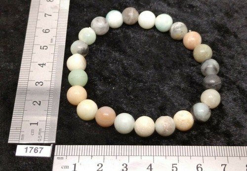 Bracelet perles 8 mm AMAZONITE - pierre naturelle lithotherapie reiki bien etre - Imagen 2 de 2