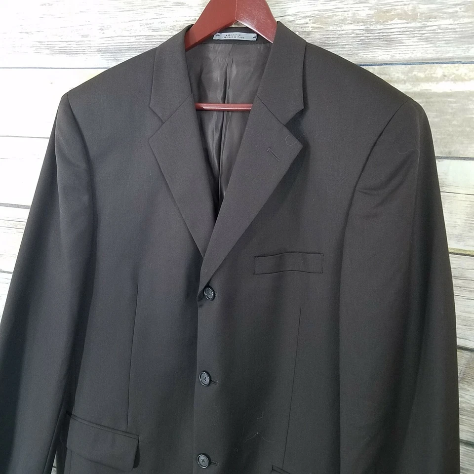 Lanificio F.LLI Cerruti NUEVO SIN ETIQUETAS 46R 100% Lana Marrón Traje Chaqueta Abrigo Deportivo Blazer  Foto 4 de 4