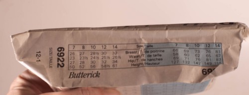 Amazing OOP BUTTERICK 6922 Girls Jacket Skirt & Pants PATTERN 12-14 Uncut - Picture 4 of 5