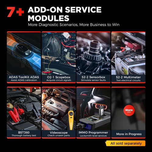 Launch X431 PRO DYNO V+ Pro3S+ Car Diagnostic Scanner Bidirectional Key Coding - Bild 6 von 15