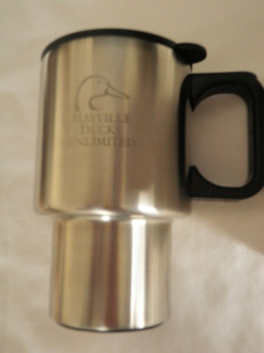 NEW MAYVILLE DUCKS UNLIMITED COFFEE TEA MUG SMALL HUNTING FISHING TRAVEL VEHICLE - Picture 2 of 12