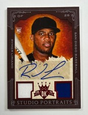 2015 Panini Diamond Kings 19 Rymer Liriano Studio Portraits Auto Relic 8/99 AR84