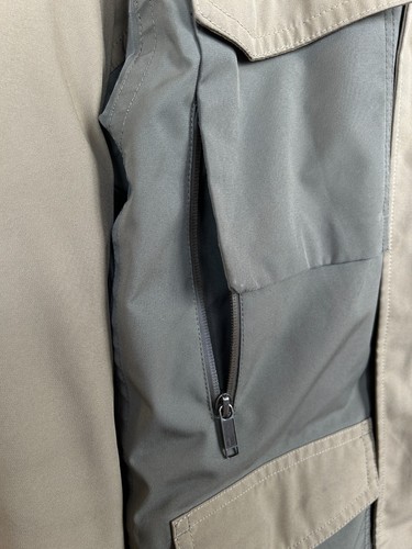 Patagonia Thunder Cloud Down Parka Men's Coat Jacket Alpine Green Tan Size M - Picture 5 of 23