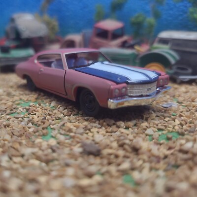 1970 BARN FIND  CHEVROLET CHEVELLE MUSCLE CAR  1:64 Castline SCALE DIORAMA CHEVY