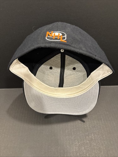 Vtg 90’s Dallas Stars 7 1/2 New Era Hat 5950 Pro Model NHL Wool Plain Logo - Picture 4 of 4