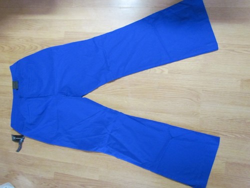 NEW INC-International Concepts Wide Leg Curvy Fit Career Pant Goddess Blue sz 12 - Picture 2 of 6