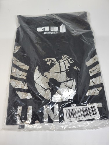 Doctor Who Her Universe Cosplay Black Archive Personnel ladies T-shirt 2XL