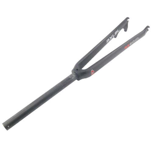 Forcella bici da strada 700C carbonio 1-1/8"" forcelle freno a disco bici 3K opache/lucide RXL SL - Foto 4 di 12