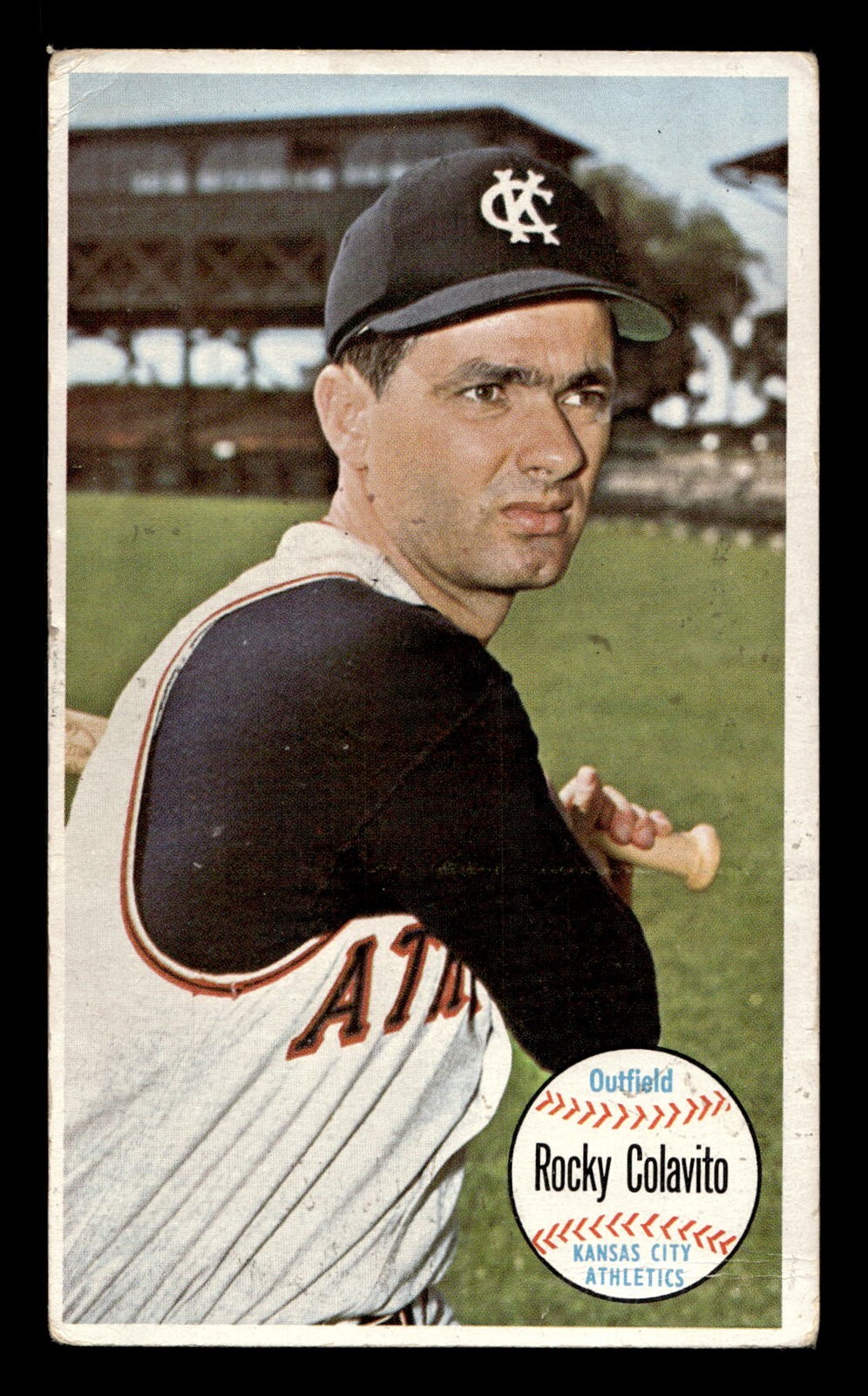 1964 Topps Giants #9 Rocky Colavito A's GD-VG *d1