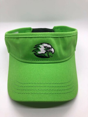 Life.edu Marietta GA Visor Cap Hat Adult Adjustable Bright Green Cotton