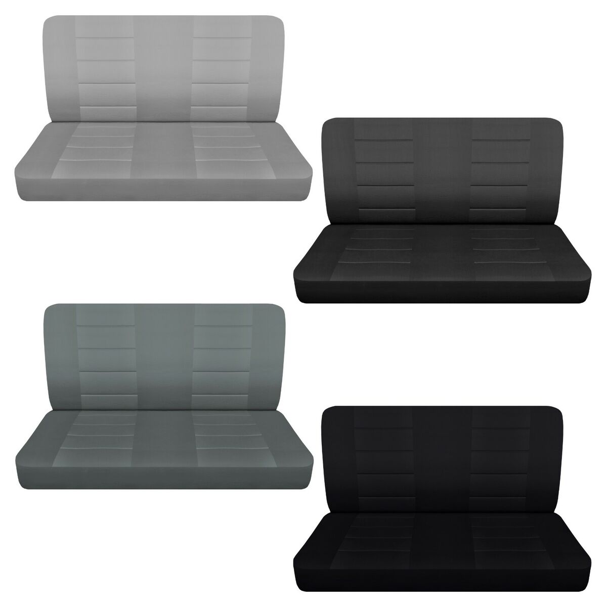 Car seat covers Fits GMC Sonoma truck 82 93 Front Bench NO Headrest 24 colors