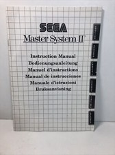 Sega Master System II Instruction Manual Booklet ONLY