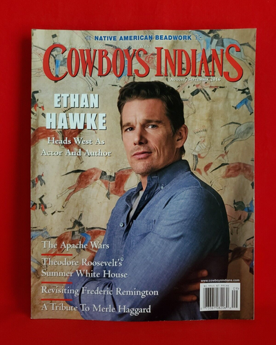 Cowboys & Indians Auguat September 2016 Magazine Ethan Hawke - Imagen 2 de 6