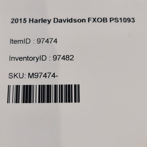 2015 Harley Dyna Street Bob FXDB Miscellaneous Hardware PS1093 - Picture 11 of 11