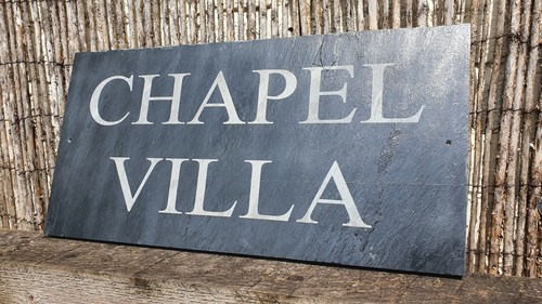 Slate House Sign 60cm x 35cm Large Plaque Personalised Laser Engraved & Fixings - Picture 9 of 12