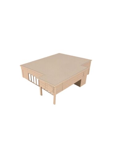 DAPR -N Gauge Model Railway Scenery Building Kit- Lidl / Aldi Supermarket Store - Picture 3 of 6