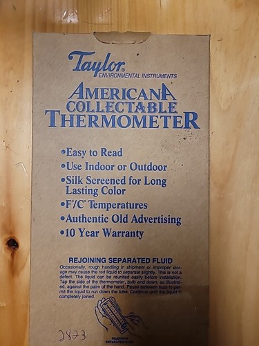 Battleship Brand Laundry Soap Thermometer Taylor Americana Collectable New   - Picture 6 of 13