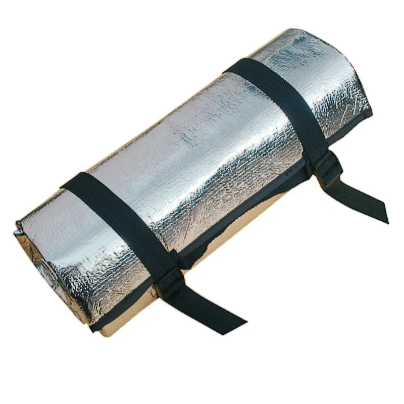 OUTDOOR Alu Isomatte Doppel Alumatte Thermo Isolier Matte 2 Personen Thermomatte - Bild 2 von 3