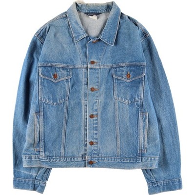Used LANDS' END denim jacket size XL men's | eBay