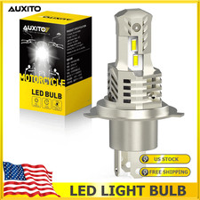 AUXITO H4 9003 HB2 LED Bulb Hi/Lo Beam White LED Motorcycle Headlight High Power