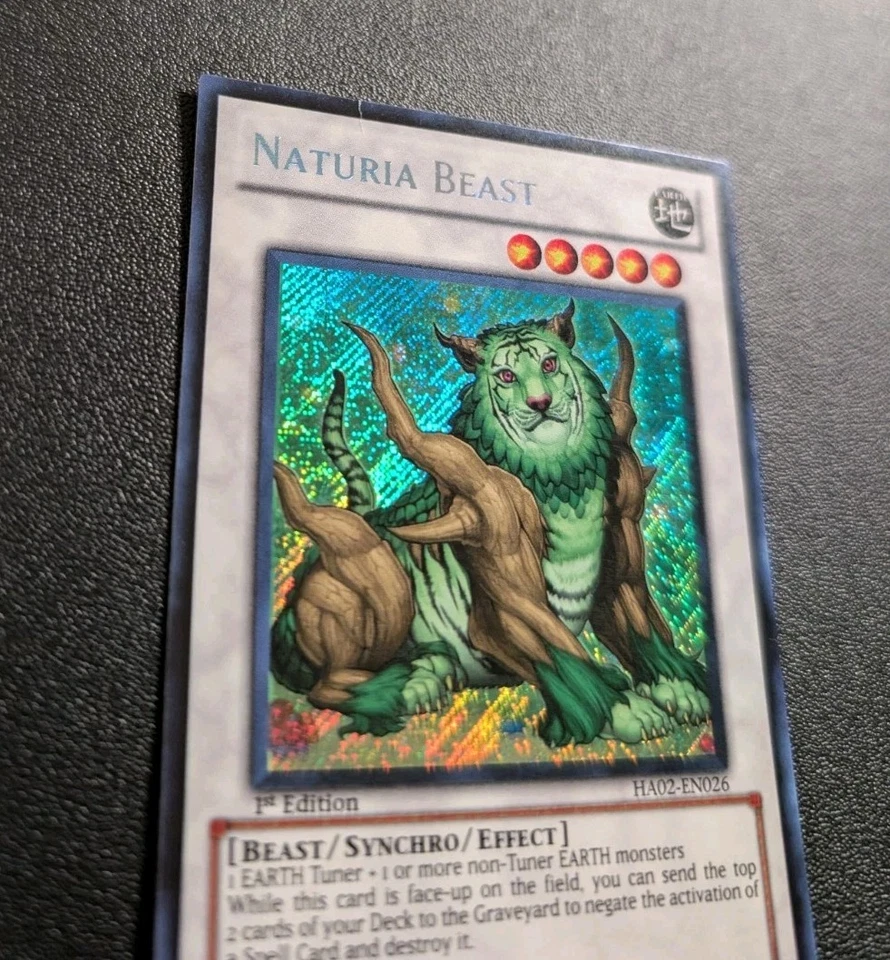Naturia Beast HA02-EN026 Secret Rare 1st Edition LP - Image 2 of 4