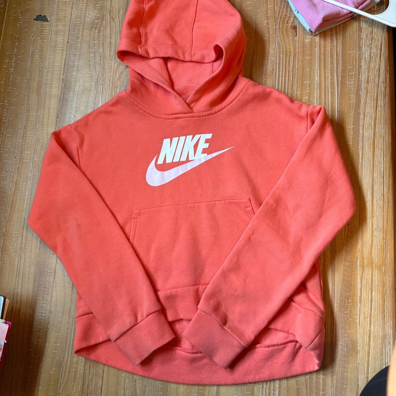 Nike Kids size Large-  pullover hoodie- color coral