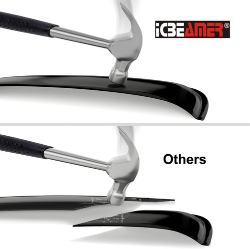 980mm Smoke Sun/Moon Roof Top Window Sunroof Tint Visor Vent Wind Deflector V12 - Picture 9 of 10