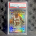1996 Topps Stadium Club Class Acts Michael Jordan, Stackhouse Refractor PSA 9