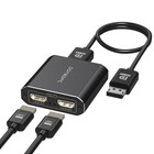 4K 60Hz DisplayPort to Dual HDMI Splitter Adapter for PC Laptop DP 1.4