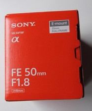 Sony SEL 50 mm F/1.8 FE für Sony - Für Vollformat und APS-C Kameras