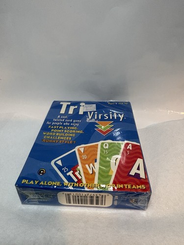 Tri-Virsity Intelligent Card Game 1999 Gentertainment Rummy Style Word - Picture 4 of 4