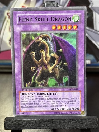Fiend Skull Dragon LOD-039 Legacy of Darkness-1st Edition 1st Edition - Picture 1 of 2