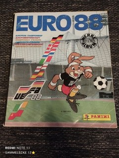 Panini Album Euro 88 1988🇩🇪 Complete Including Order Slip Excellent 🏟️🏆⚽