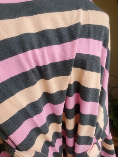 Vintage Marimekko Multicolor Stripe True Wickelkleid L/XL 10/12/14 Baumwolle Stretch - Bild 11 von 11