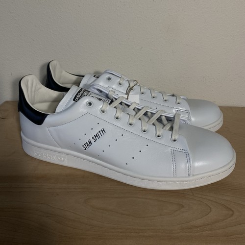 Adidas Stan Smith White Black Leather - Size 11.5 - Picture 2 of 13
