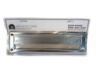 Architectural Mailboxes Steel Mail Slot Accessory In Satin Nickel Model MS00SNAM