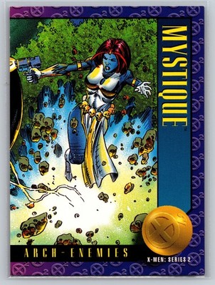 1993 SkyBox X-Men Series 2 #47 Mystique Arch-Enemies Raven Darkholme Marvel Card
