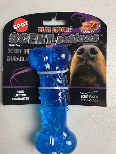 3 Spot Scent-Sations Flavored Dog Aggressive Heavy Chew Toy Bone Durable New - Picture 3 of 12