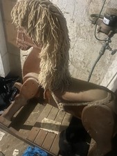 Vintage Hand Made Wooden Rocking Horse