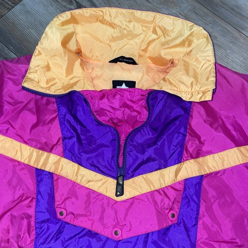 Vintage 80s Alpine Design Gore-Tex Ski Pullover Jacke Retro Colorblock Gr. 14 - Bild 3 von 8