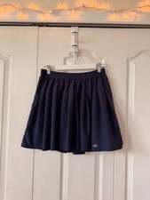 Alo Yoga Varsity Pleated Mini Tennis Skirt in Navy Blue, Women  s Large