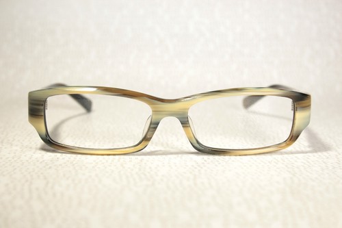 Sleek Horn Pattern IYOKO INYAKE IY259 Rectangular Eyeglass Frames, Medium Large - Picture 4 of 15