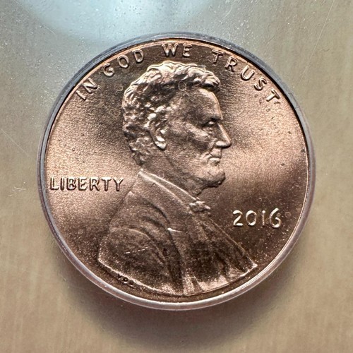 2016 Lincoln Cent ICG MS 67 RD - GRADE RARITY - White Label w/ Hutto Auto. #202 - Picture 3 of 4