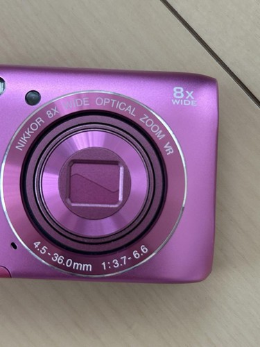 Nikon COOLPIX S3700 Pink 8x Zoom WiFi Digital Camera with Battery SD Card - Picture 8 of 12
